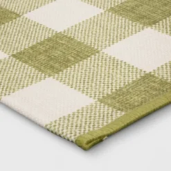 2'x3' Washable Plaid Gingham Harvest Scatter Woven Accent Rug Green - Room Essentials™ 6 2'x3' Washable Plaid Gingham Harvest Scatter Woven Accent Rug Green - Room Essentials™ -RSH Decor Store GUEST e1588eb2 6d77 49cb 8bb1 88583f9096bd