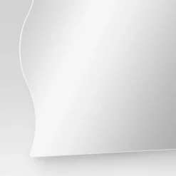 16"x20" Frameless Wavy Wall Mirror Silver - Room Essentials™ -RSH Decor Store GUEST e33e4afd 482a 4bf9 b616 277c3d3a168f