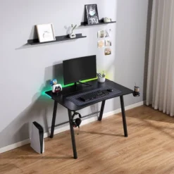 Gaming Dorm Desk With LED Lights And Headphone Holder - Room Essentials™ -RSH Decor Store GUEST e45b27e3 cb79 412f 9c0c cbe5fe6678e1