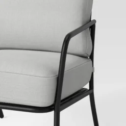 2pc Metal Mesh Outdoor Patio Chairs With Double Cushions, Club Chairs Black - Room Essentials™ -RSH Decor Store GUEST e78b6241 638a 4296 8ce1 db41e8e3dfb1