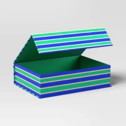 2pk Magnetic Lidded Decorative Boxes Blue - Room Essentials™ -RSH Decor Store GUEST f12f0e0a 316c 4d4f 9542 e10ebae44985