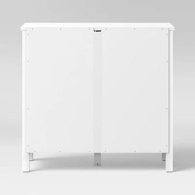 Traditional Multipurpose Storage Cabinet Multipurpose Classic White - Room Essentials™ 5 Traditional Multipurpose Storage Cabinet Multipurpose Classic White - Room Essentials™ - Image 3