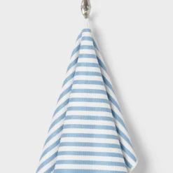 Quick Dry Striped Waffle Towel Blue - Room Essentials™ -RSH Decor Store GUEST f372b767 e8ce 4640 af7b 584bc7bd3431