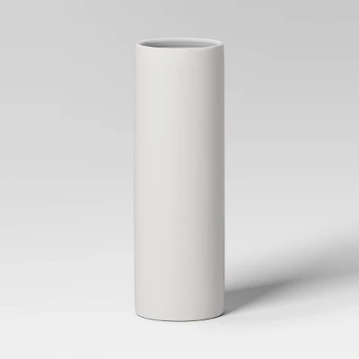 Ceramic Cylinder Decorative Vase - Room Essentials™ 6 Ceramic Cylinder Decorative Vase - Room Essentials™ - Image 4