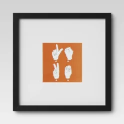 Set Of 9 Gallery Frame Set 10" X 10" Matted To 5" X 5" Black - Room Essentials™ -RSH Decor Store GUEST f789d878 5fd4 4ad1 974a e96f082d197a