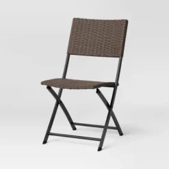 Wicker Outdoor Portable Folding Chair Brown - Room Essentials™ -RSH Decor Store GUEST ffb991d6 f0dd 469a a9d0 c481c52f8382